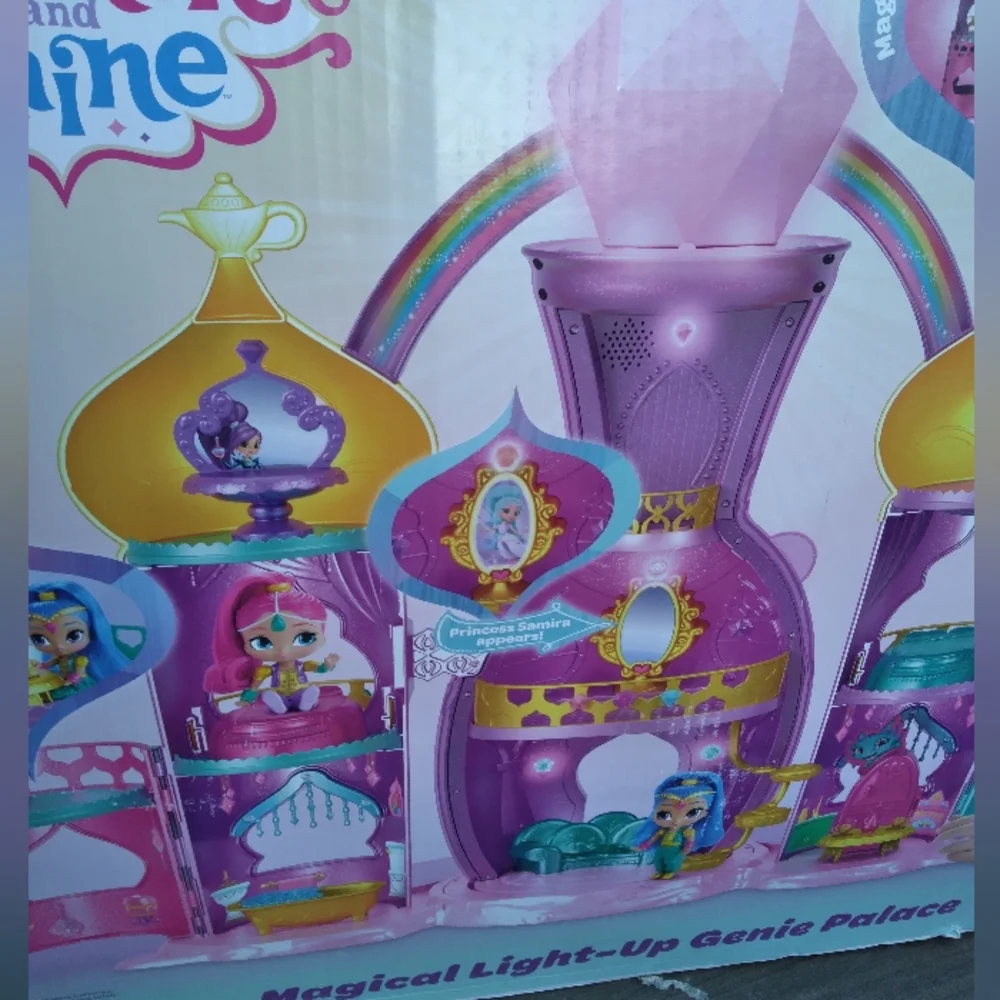 NIB Shimmer And Shine Magical Light Up Genie Palace See Video